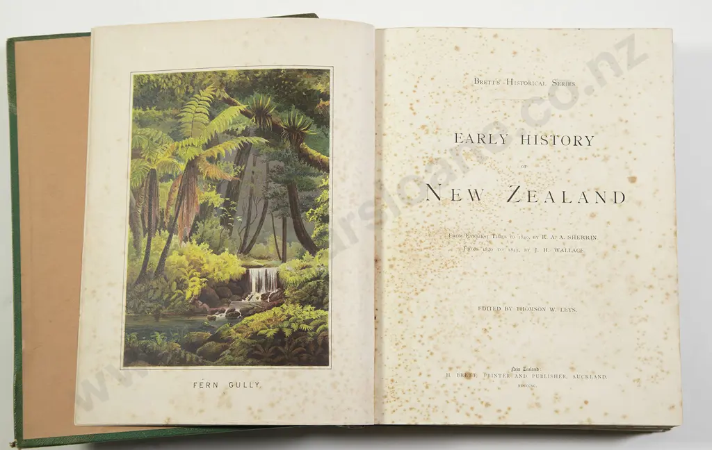 Leys Thomson W - Early History Of New Zealand Image 1++