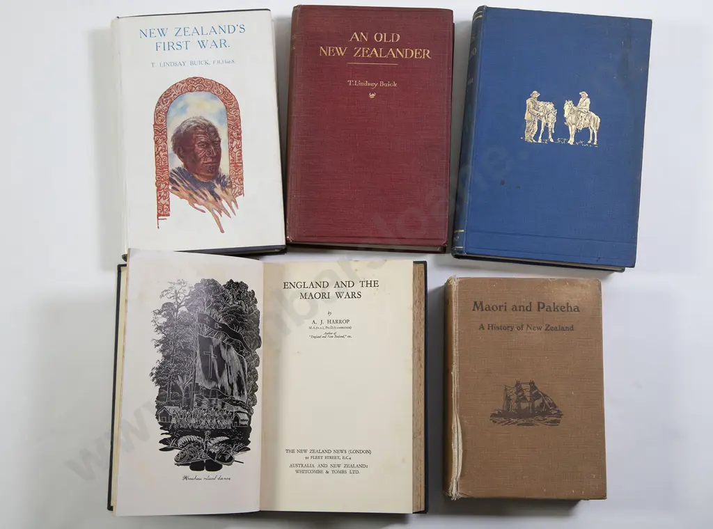 Five NZ/maori Historical Volumes Image 1++