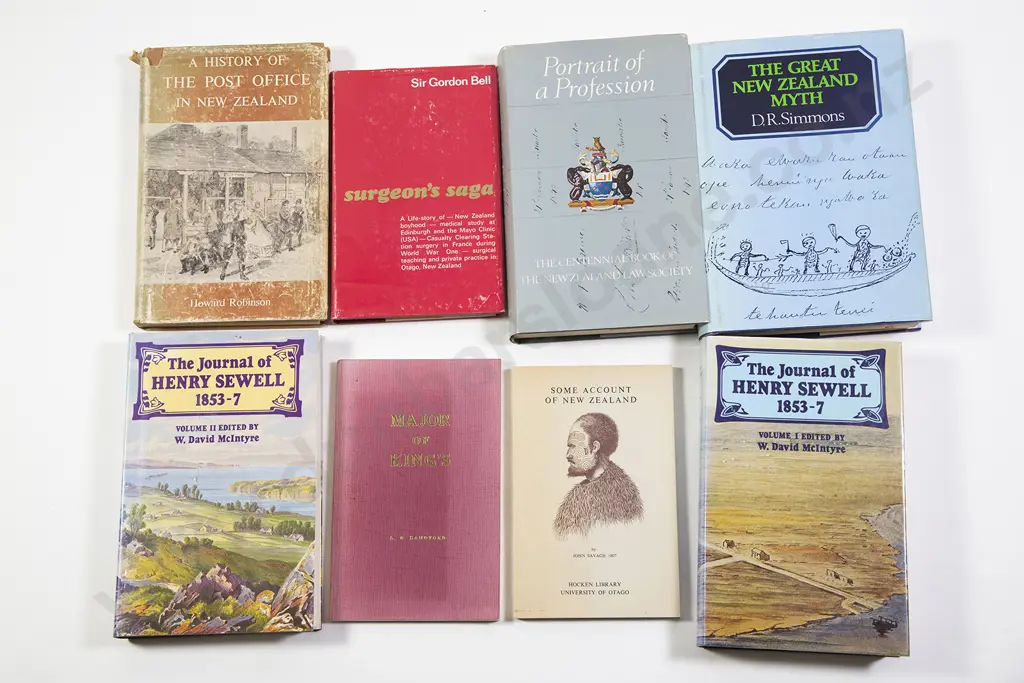 Eight NZ Historical & Biographical Volumes Image 1++