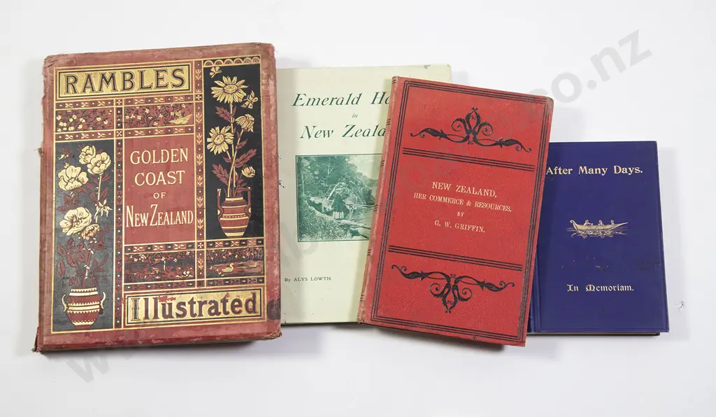 Four NZ Historical Volumes Image 1++