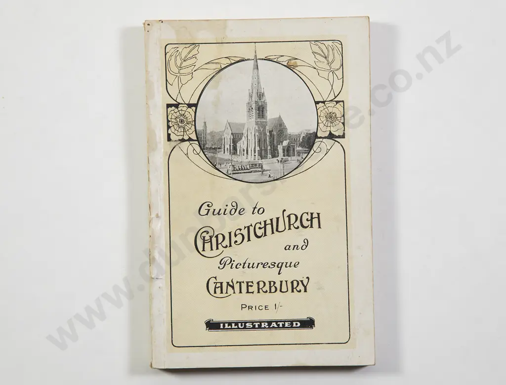 (-) Guide to Christchurch and Picturesque Canterbury Image 1++