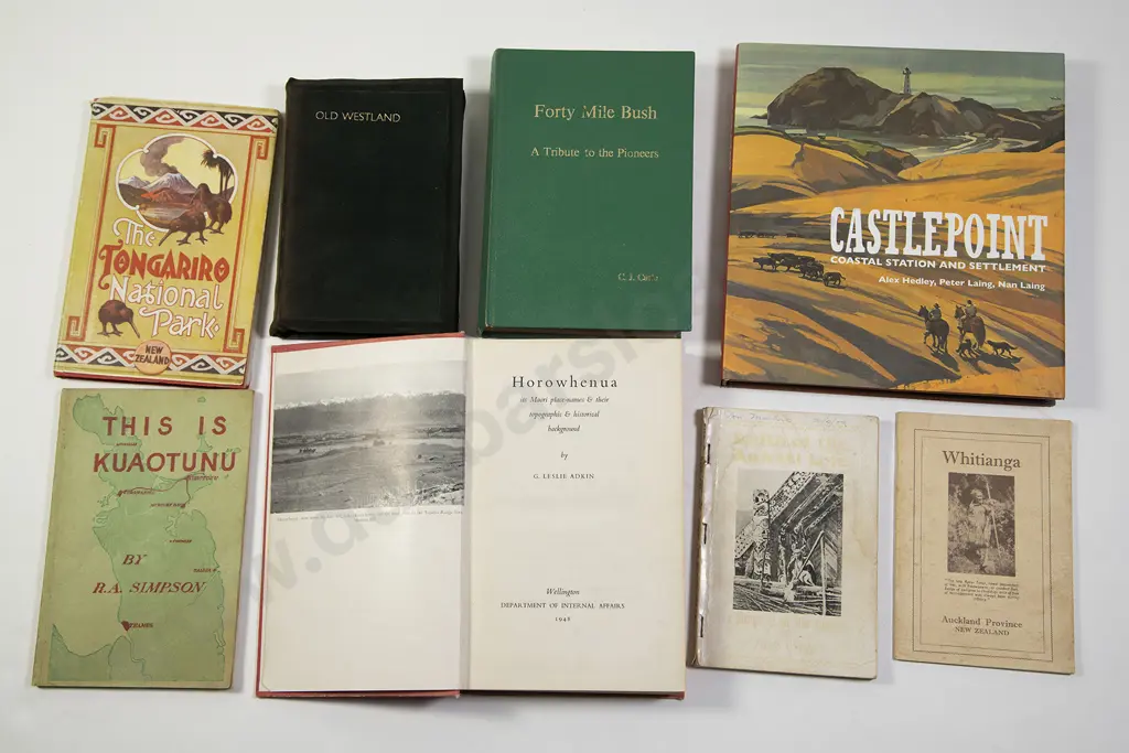 Seven Various NZ Regional Volumes Image 1++