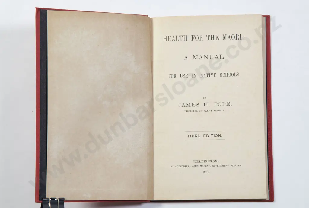Pope James A - Health For The Maori Image 1++