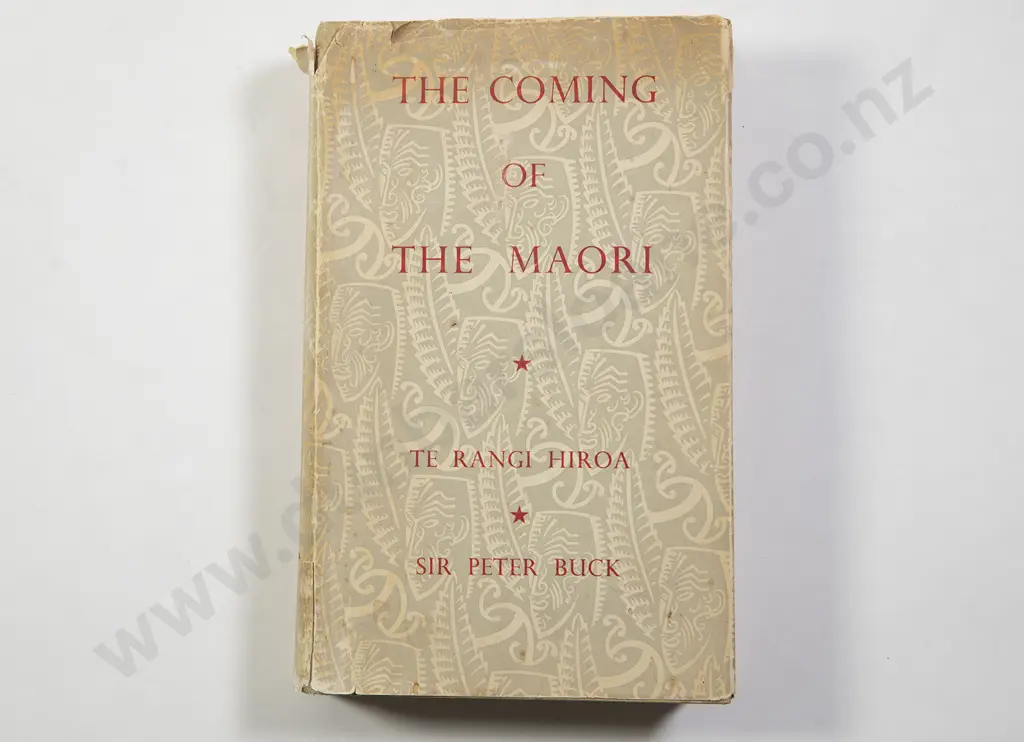 Te Rangi Hiroa (Sir Peter Buck) The Coming Of The Maori Image 1++