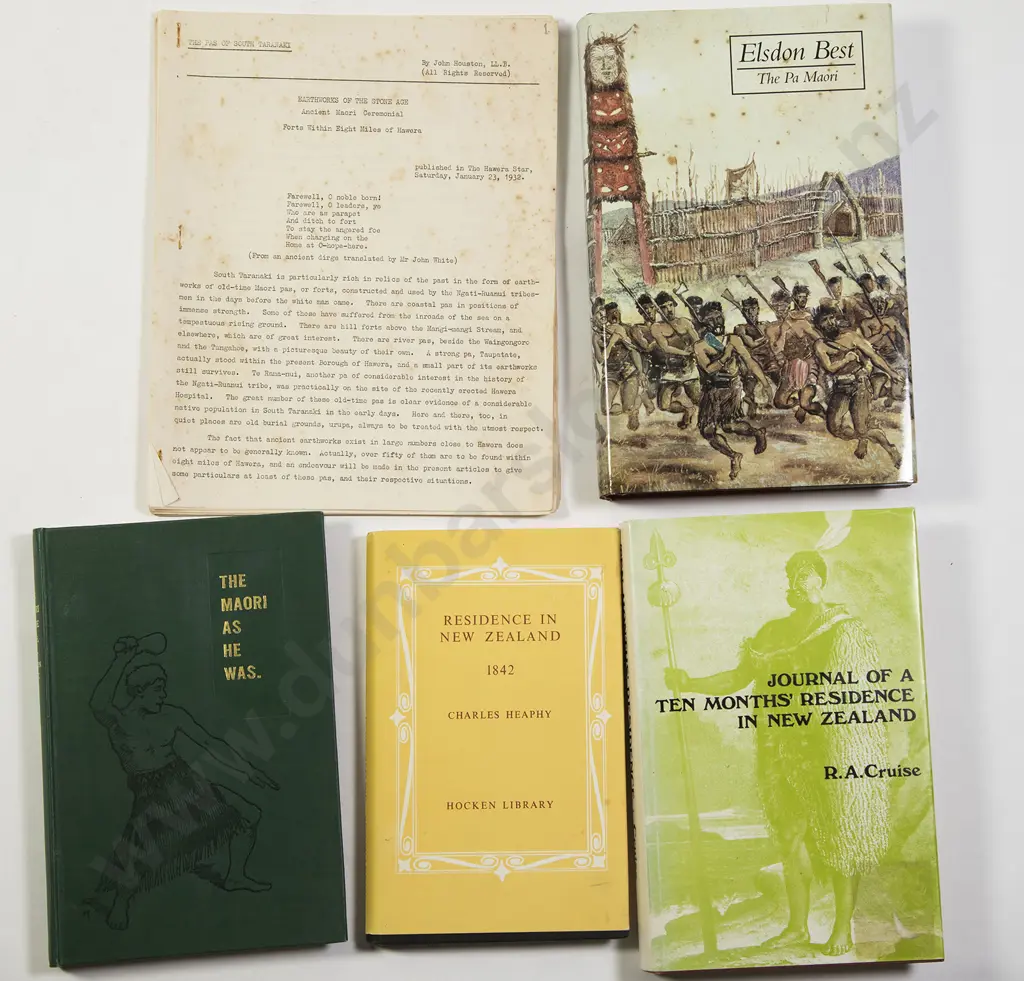 Five volumes NZ/Maori History & The Pa Maori Image 1++
