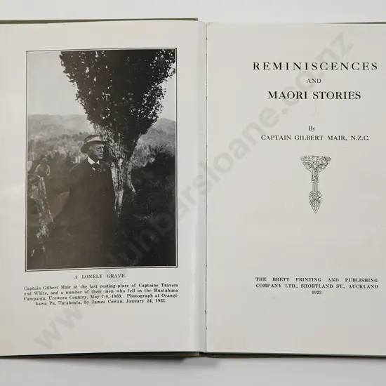 Mair Captain Gilbert - Reminiscences and Maori Stories