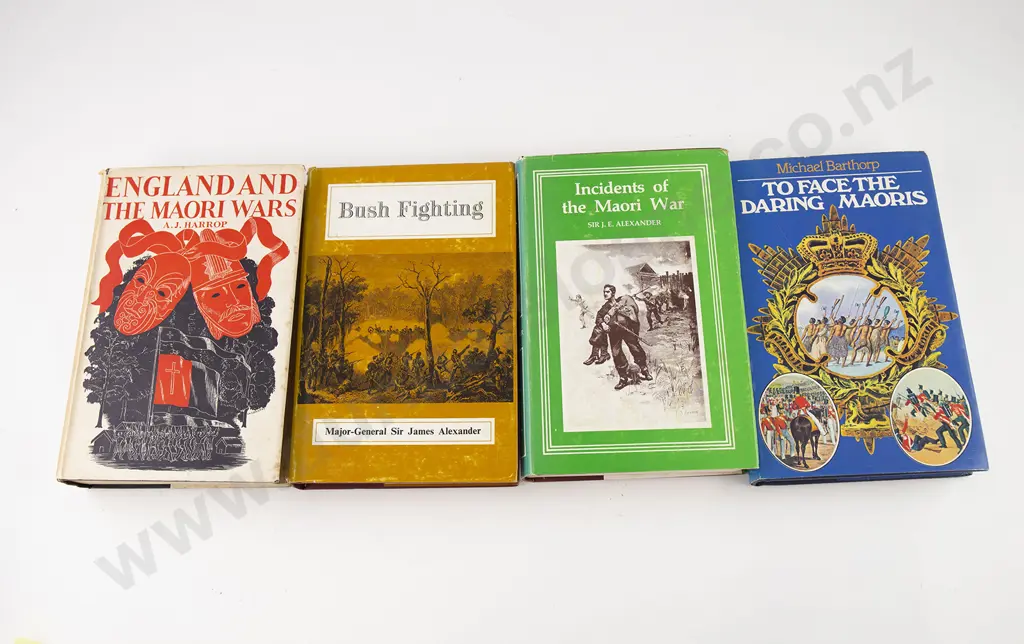Four Maori Wars Related Books Image 1++