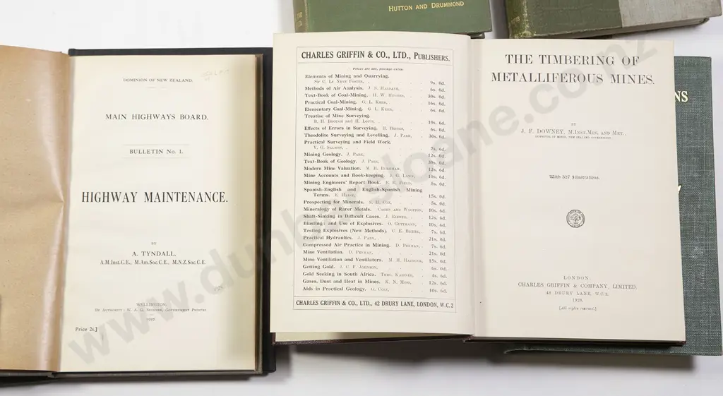Eight NZ Natural History & Geological Volumes Image 1++