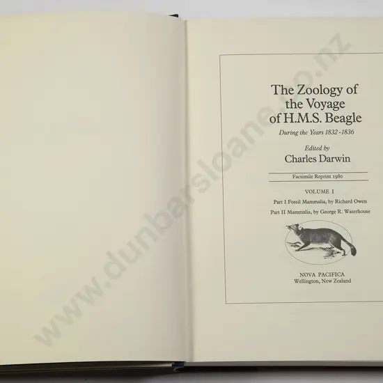 Darwin Charles - The Zoology of the Voyage of H.M.S. Beagle (3 volumes)