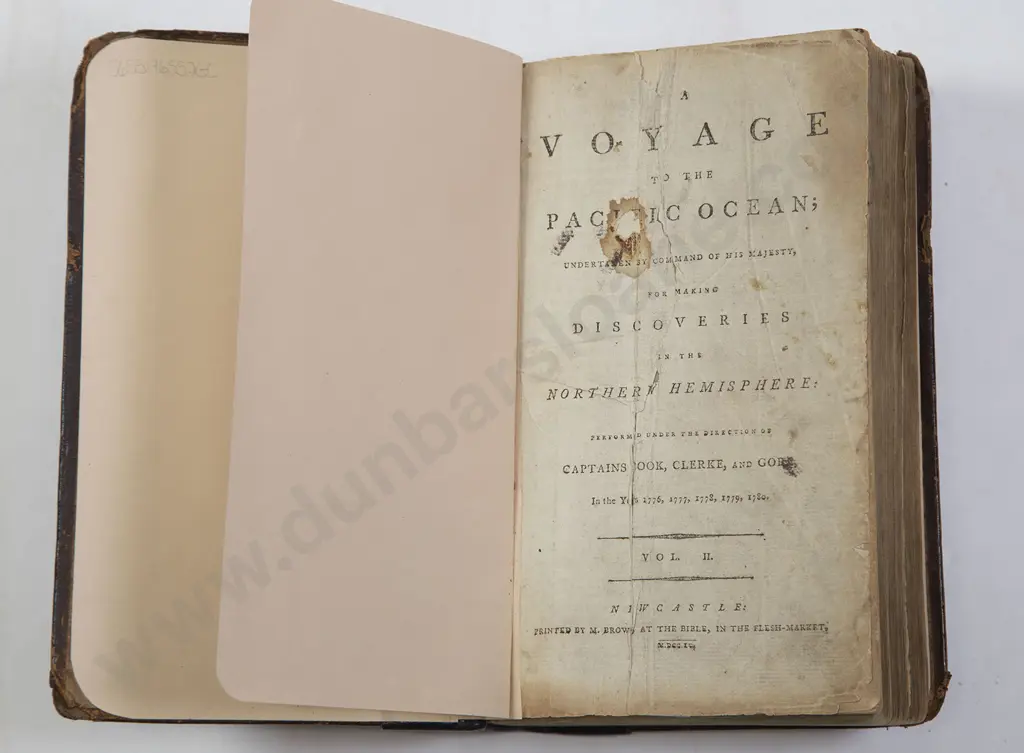Cook Capt James - A Voyage To The Pacific Ocean Vol II (Second & Third Voyages)1790 Image 1++