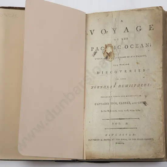 Cook Capt James - A Voyage To The Pacific Ocean Vol II (Second & Third Voyages)1790