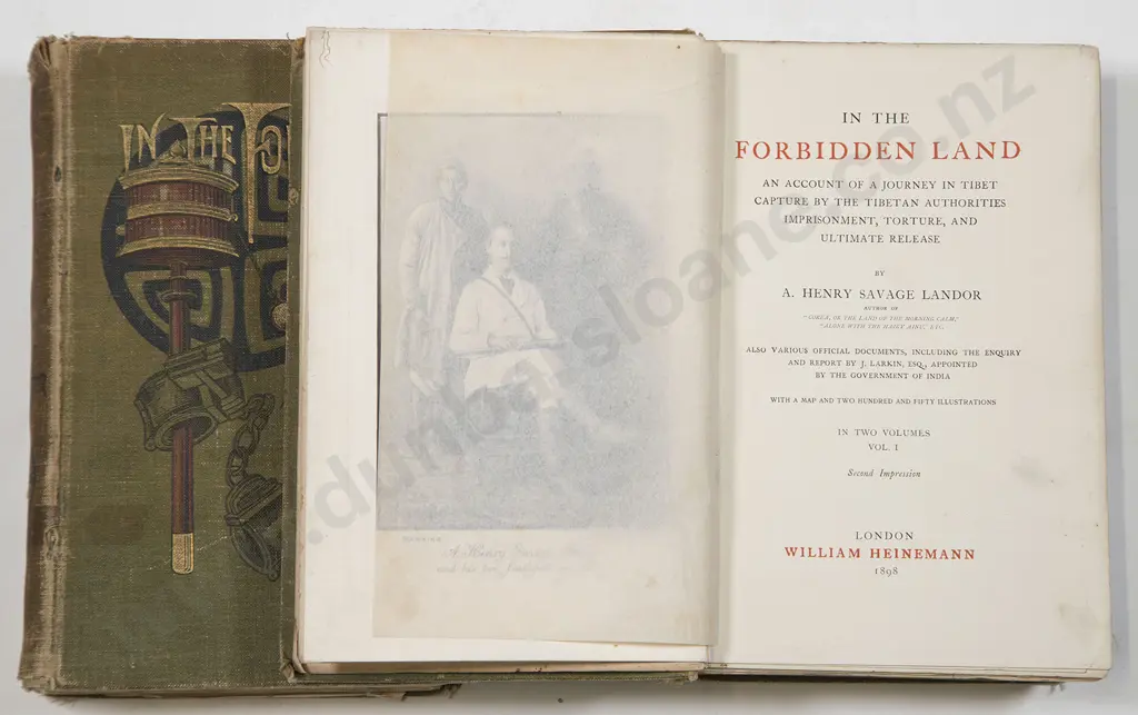 Landor A Henry Savage - In The Forbidden Land (2 Volumes) Image 1++
