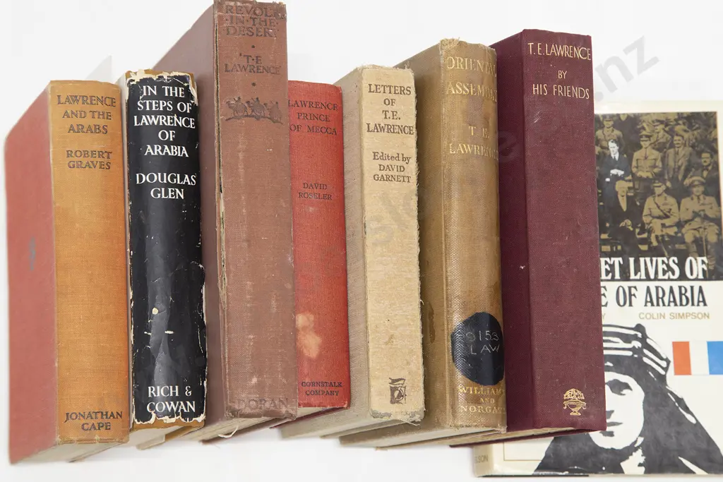 Eight Volumes Relating To T. E. Lawrence Image 1++