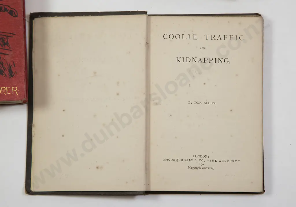 Aldus Don - Coolie Traffic and Kidnapping Image 1++