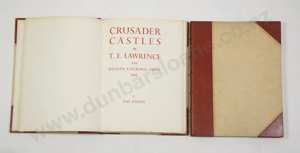 Lawrence T E - Crusader Castles (2 Volumes) Image 1++