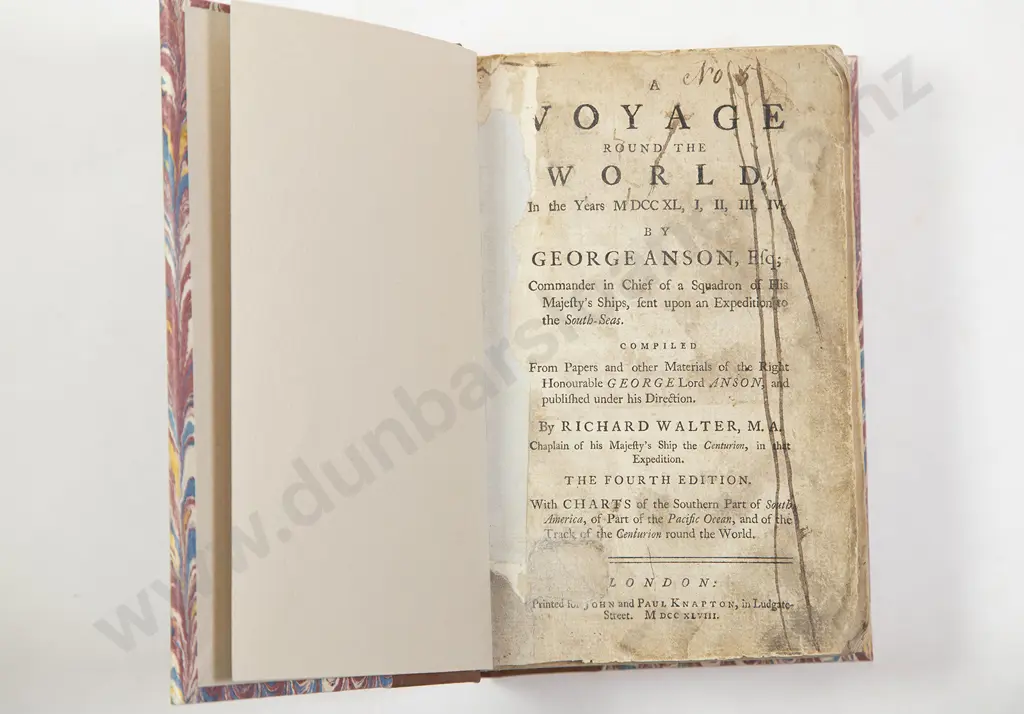 Walter Richard - A Voyage Round The World In the Years MDCCXL Image 1++