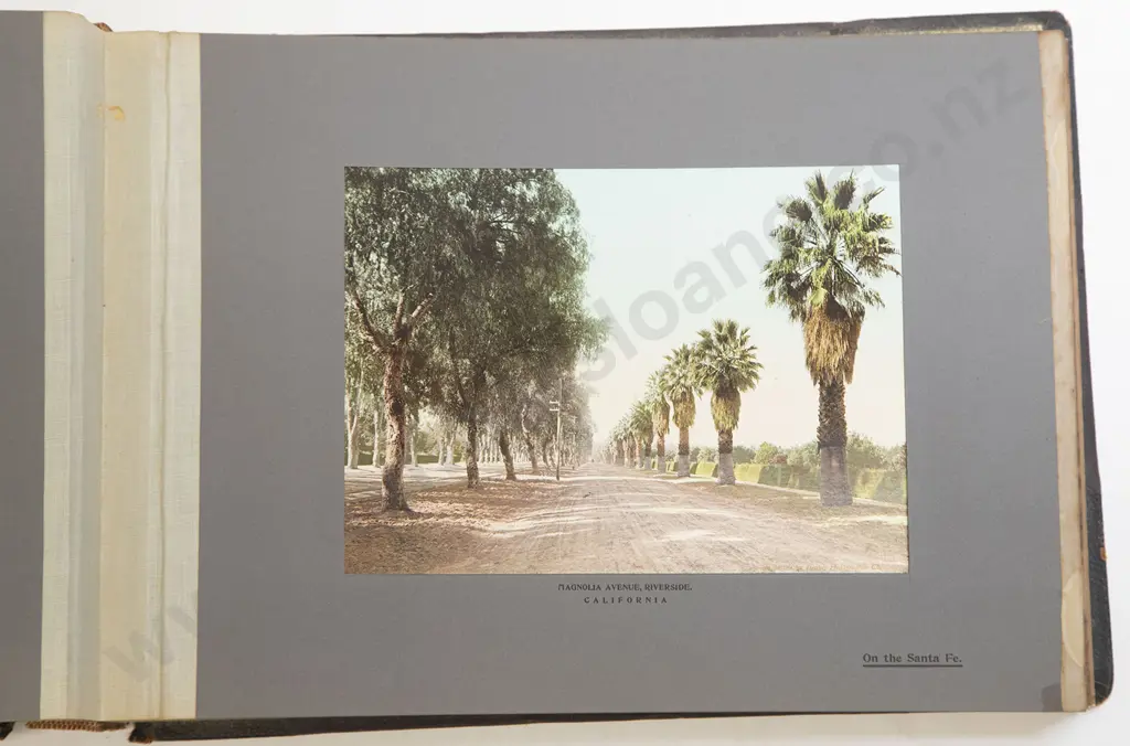 Album Of Color Photographs of Scenes On The Line Of The Atchison Image 1++
