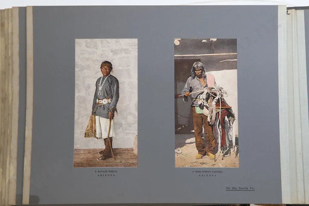 Album Of Color Photographs of Scenes On The Line Of The Atchison Image 1++