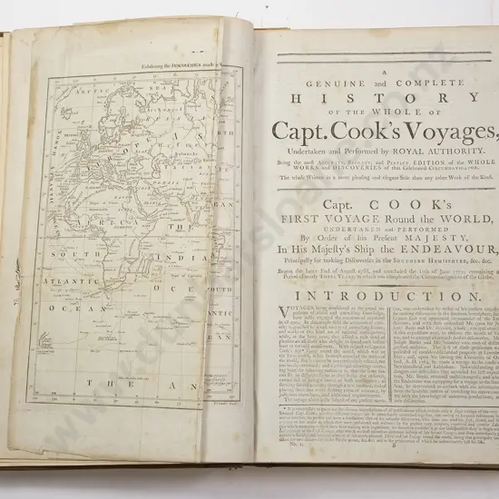Anderson George William -  (Cook Capt James) A New And Authentic and Complete Collection of Voyages Round the World 1784