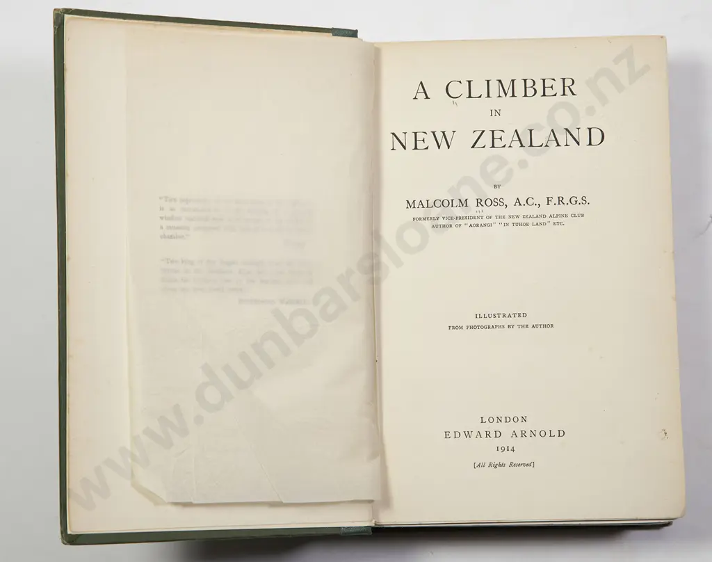Ross Malcolm - A Climber In New Zealand Image 1++