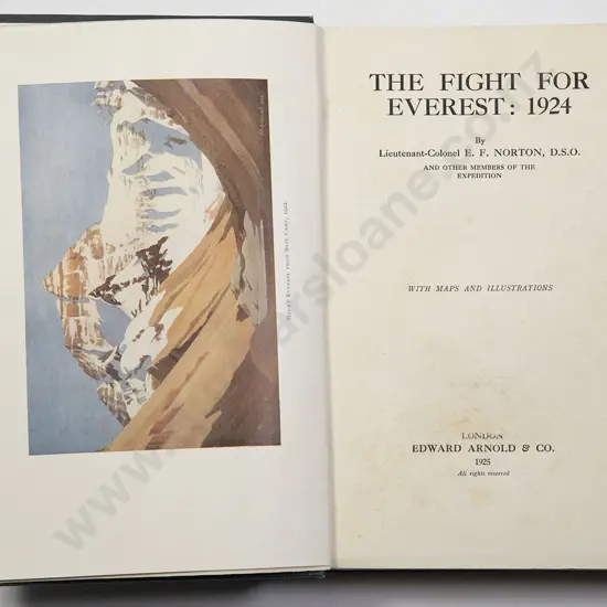 Norton Lieutenant-Colonel E.F. The Fight For Everest 1924