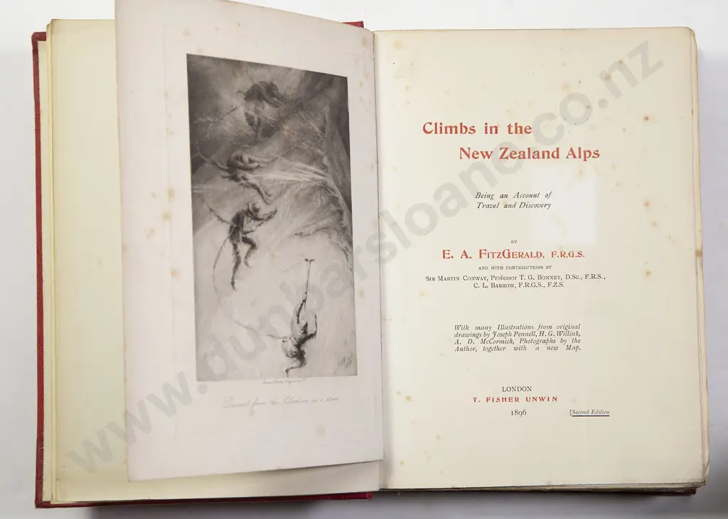 Fitzgerald E A - Climbs in the New Zealand Alps Image 1++