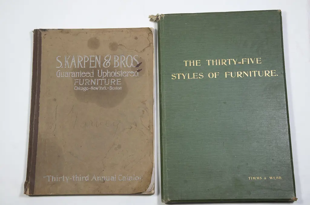 Two Vintage Books On Furniture Image 1++