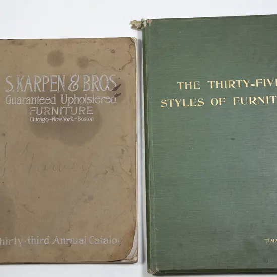 Two Vintage Books On Furniture