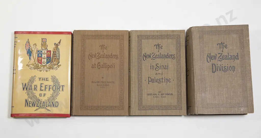 Set Of Four NZ WWI Volumes Image 1++