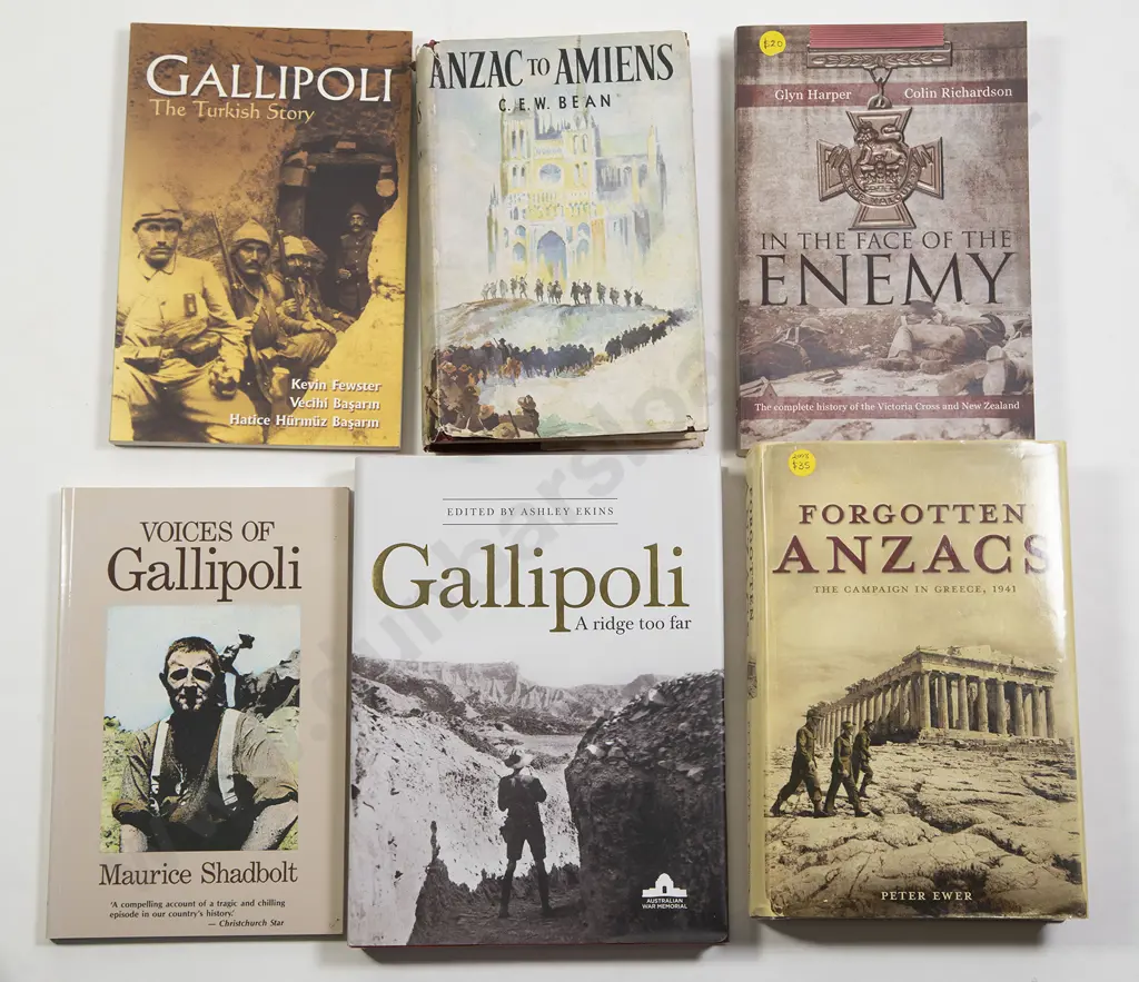 Six Gallipoli & Anzac Volumes Image 1++