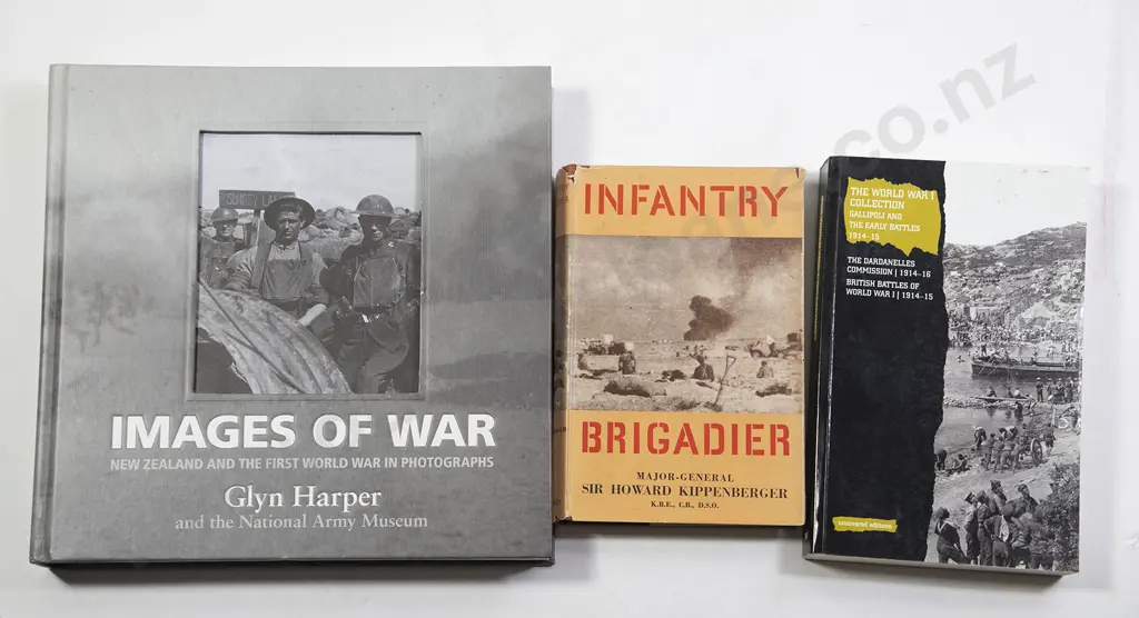 Three Various NZ & Other War Related Volumes Image 1++