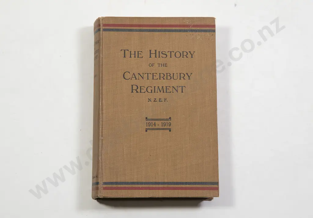 Ferguson Captain David - The History of the Canterbury Regiment NZEF 1914-1919 Image 1++