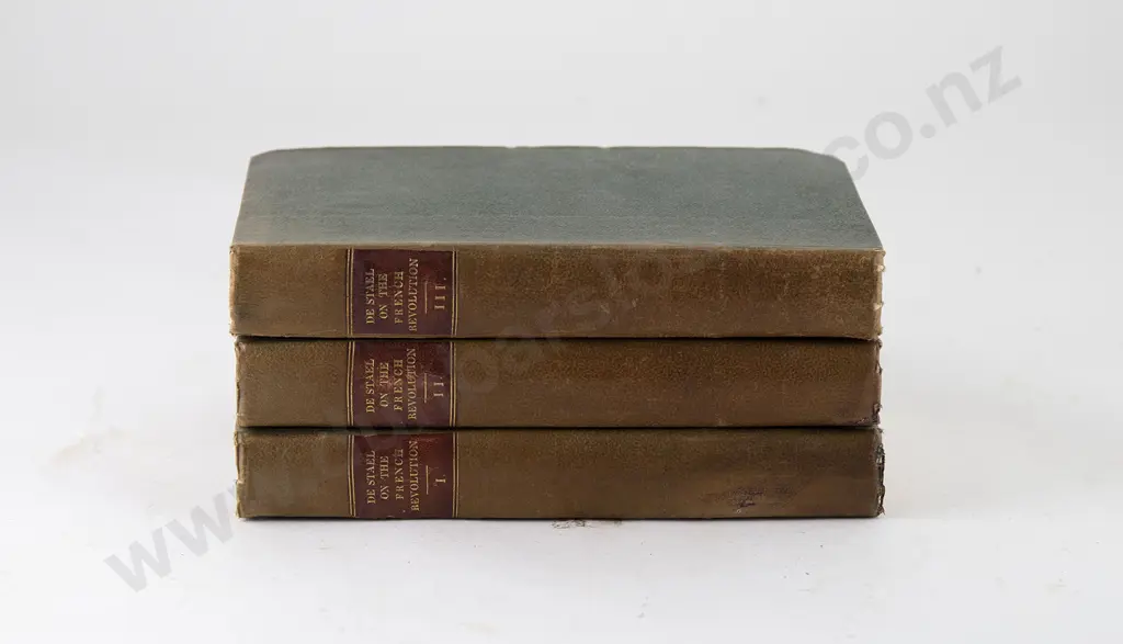 De Stael Baroness - Considerations on the Principal Events of the French Revolution (3 Vols) Image 1++