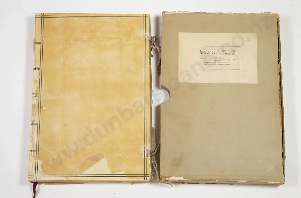 John Bunyan- The Church Book of Bunyan Meeting 1650-1821 Image 1++
