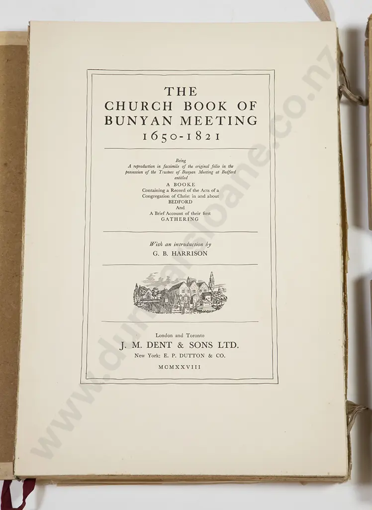 John Bunyan- The Church Book of Bunyan Meeting 1650-1821 Image 1++