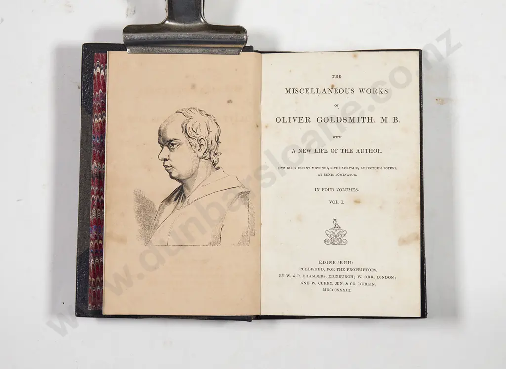 Goldsmith Oliver - The Miscellaneous Works of Oliver Goldsmith (4 Volumes) Image 1++