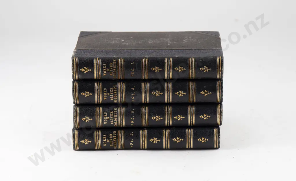 Goldsmith Oliver - The Miscellaneous Works of Oliver Goldsmith (4 Volumes) Image 1++