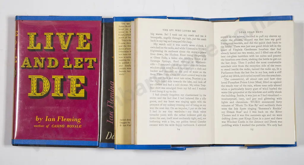 Three James Bond Novels Image 1++
