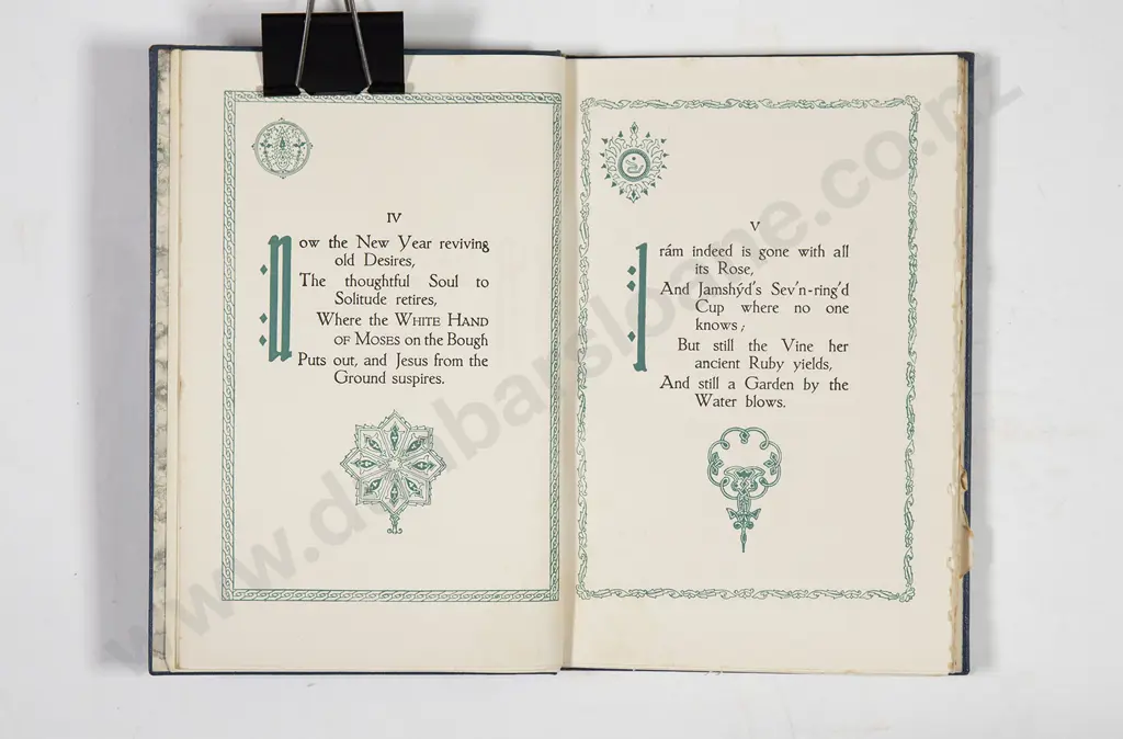 Fitzgerald (Trans) Rubaiyat of Omar Khayyam Image 1++