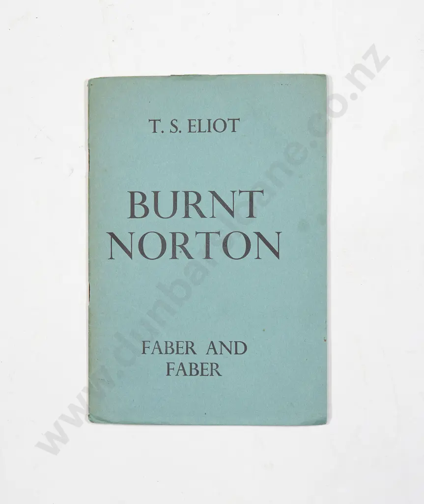 Eliot T S - Burnt Norton Image 1++
