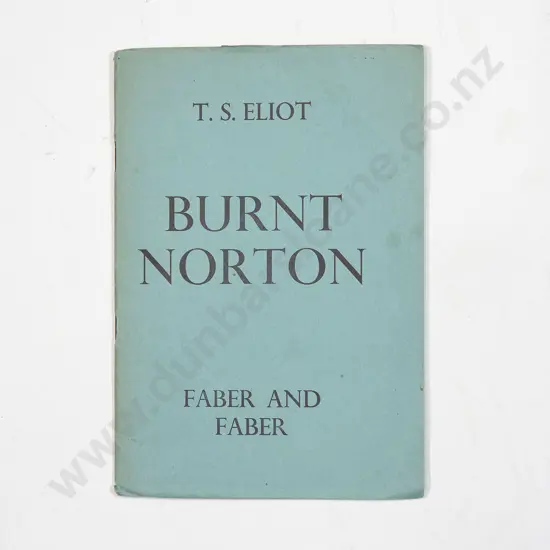 Eliot T S - Burnt Norton