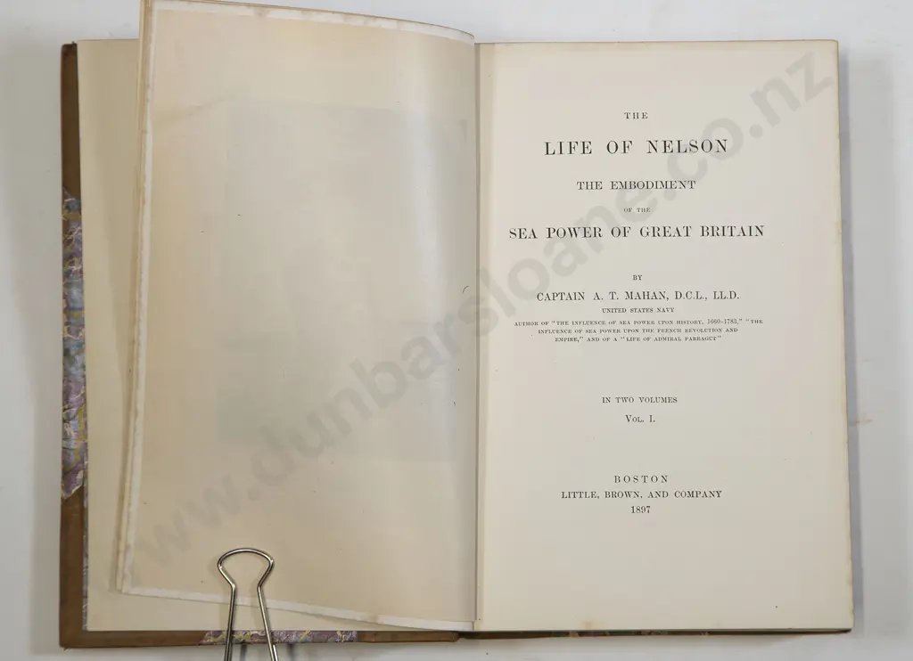Mahan Captain A T - The Life Of Nelson (2 Volumes) Image 1++
