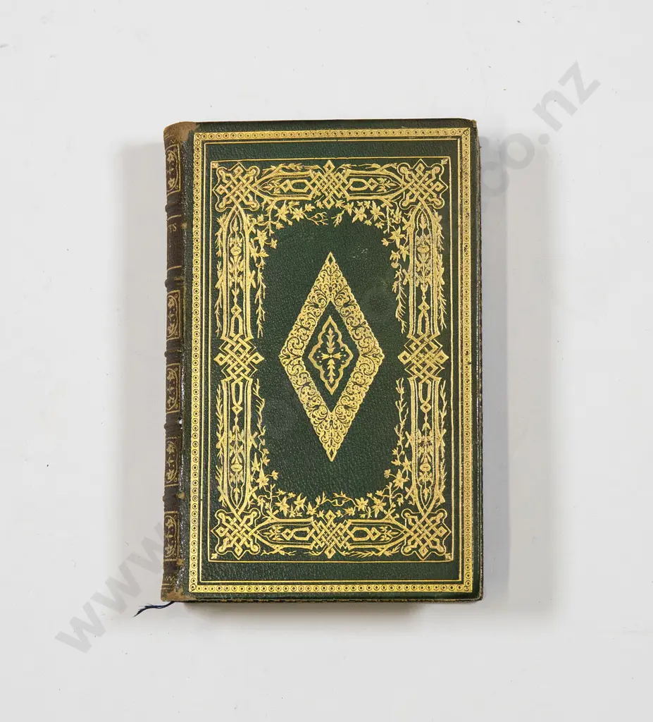 8 Finely Leather Bound Victorian Literary & Poetical Volumes Image 1++