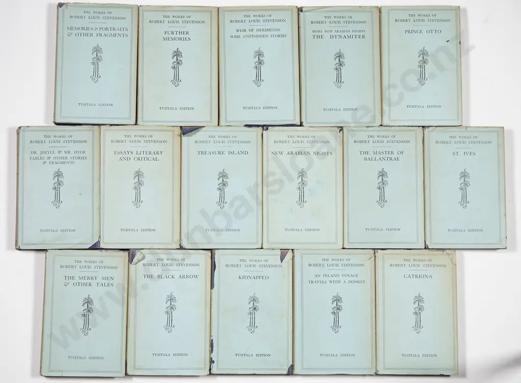 The Works Of Robert Louis Stevenson Tusitala Edition (31 Volumes of 35) Image 1++
