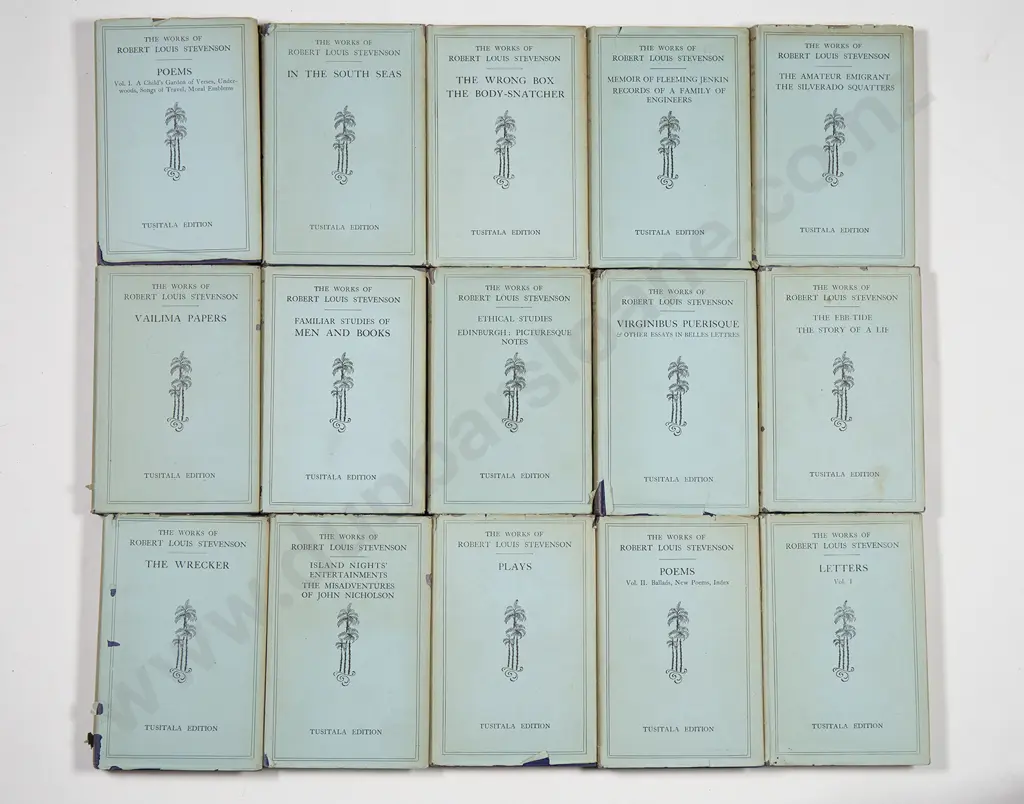 The Works Of Robert Louis Stevenson Tusitala Edition (31 Volumes of 35) Image 1++