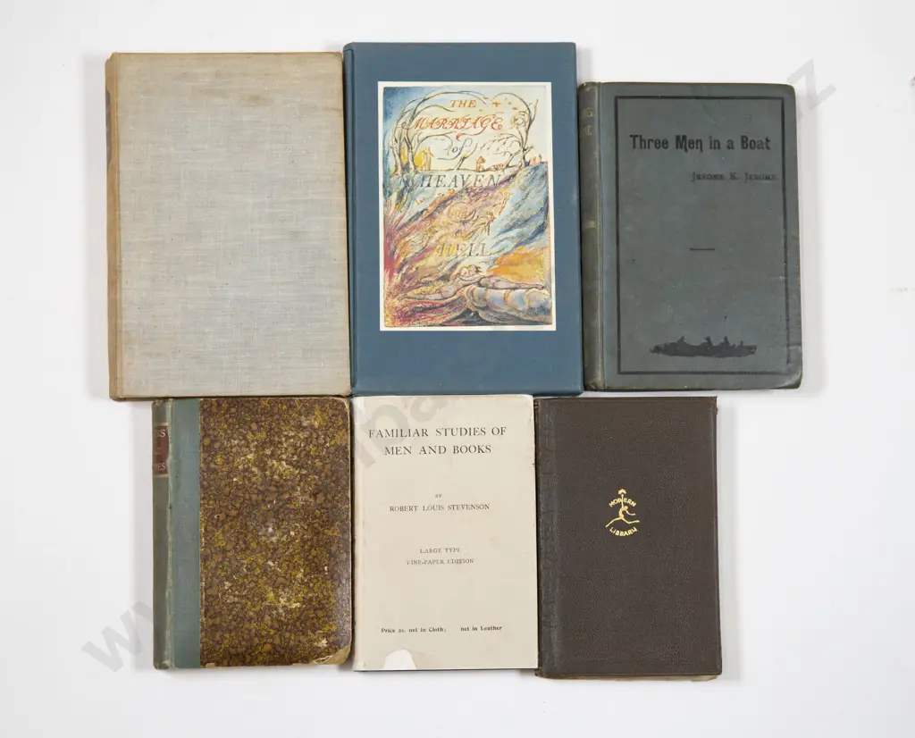 Three Men In A Boat First Edition & 5 Other Literary Volumes Image 1++