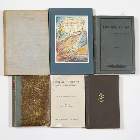 Three Men In A Boat First Edition & 5 Other Literary Volumes