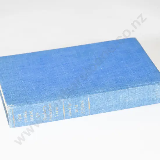 The Faber Book Of Modern American Verse edited by W H Auden