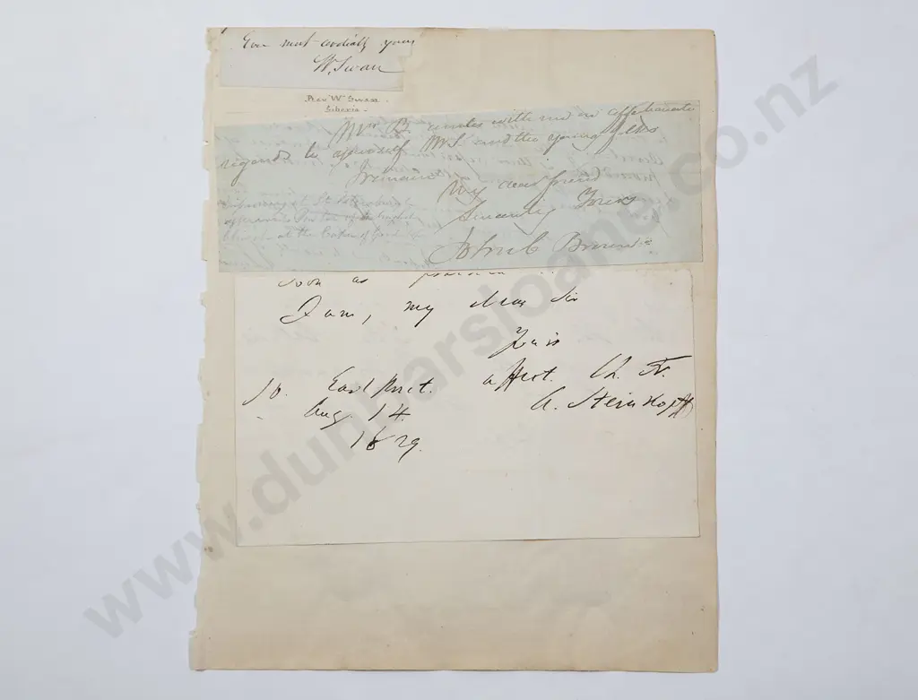Interesting Early 19th Century Hand Written Letter By King Pomare II Of Tahiti Image 1++