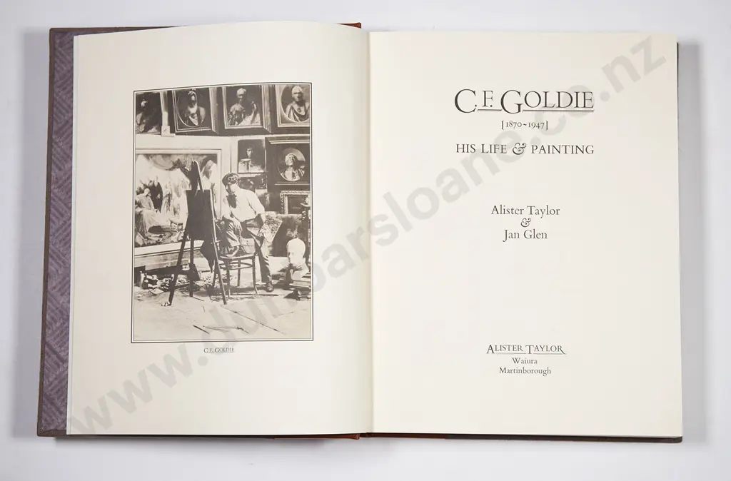 Taylor Alister & Glen Jan - C F Goldie (1870-1947) His Life & Painting Image 1++